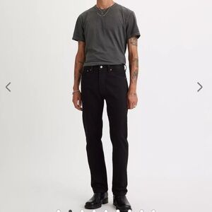 Levi's Men's 501  Black Straight Jeans NWOT
